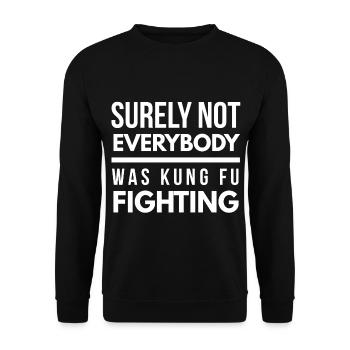Funny saying Gifts Funny Not Today - Unisex Sweatshirt - black - Front - Alina (178cm) & Michal (187cm)