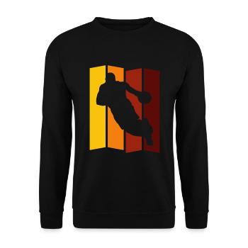 Basket-ball - Sweat-shirt Unisexe - noir - Devant - Alina (178cm) & Michal (187cm)