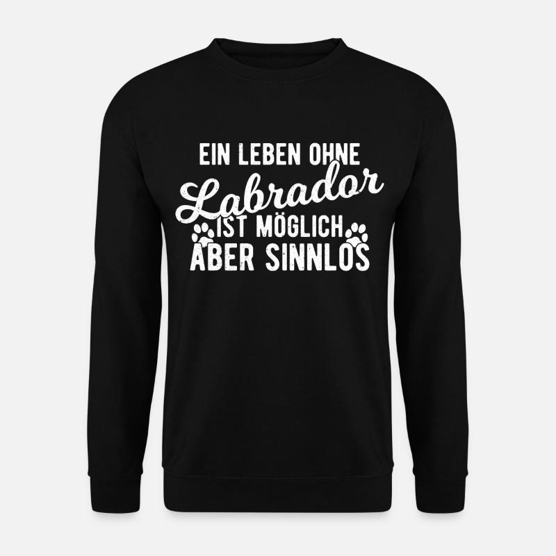 Labrador Retriever - Unisex Pullover - Schwarz