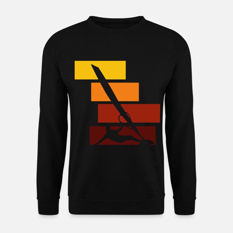 Windsurfen Meer - Unisex Pullover - Schwarz
