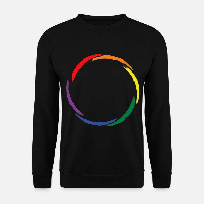 Kreis Symbol Homosexualität LGBT - Unisex Pullover - Schwarz