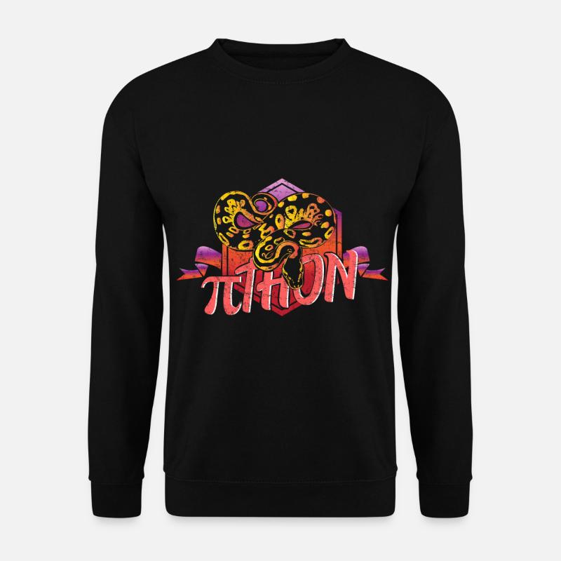 Mathématiques Pi Python - Sweat-shirt Unisexe - noir