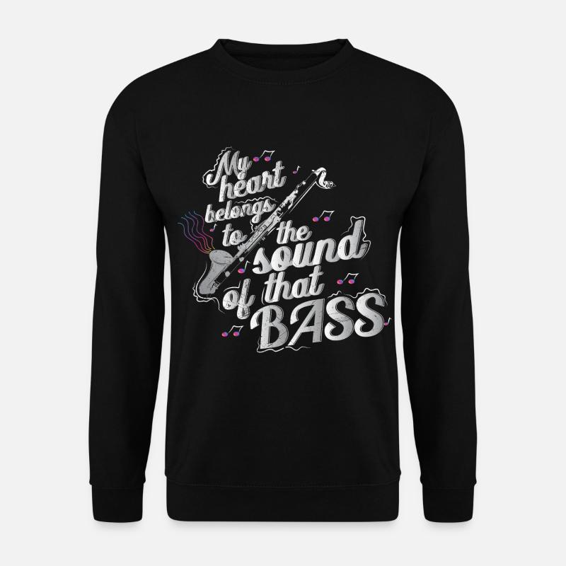 Bassklarinette Geschenk - Unisex Pullover - Schwarz