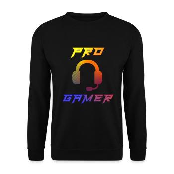Pro Gamer Gaming Headset Console informatique informatique - Sweat-shirt Unisexe - noir - Devant - Alina (178cm) & Michal (187cm)