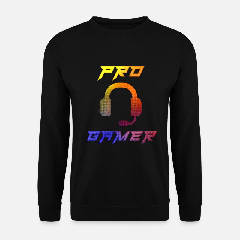 Pro Gamer Gaming Headset Console informatique informatique - Sweat-shirt Unisexe - noir