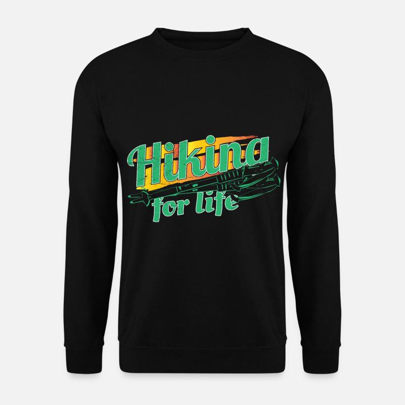 Wandern Geschenkidee - Unisex Pullover - Schwarz