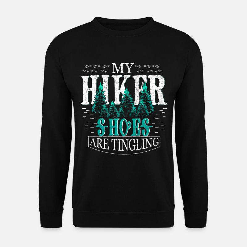 Hiker forest - Unisex Sweatshirt - black