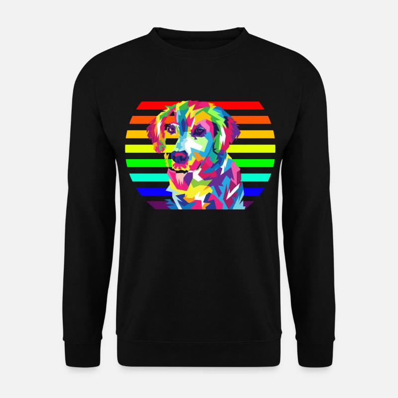 Rainbow dog - Unisex Sweatshirt - black