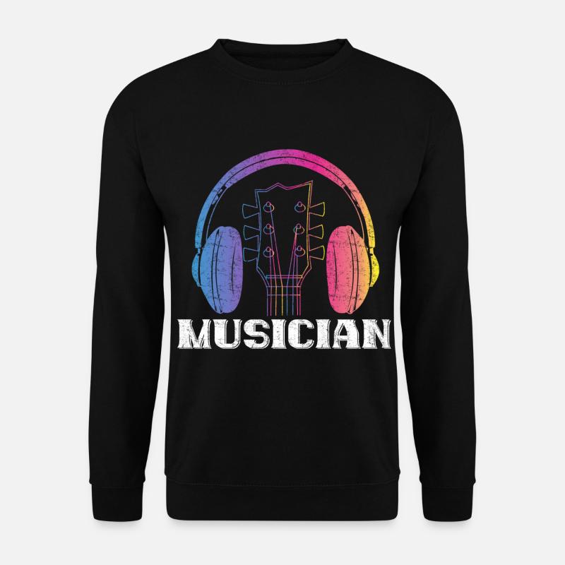 Musiker Violine Geschenk - Unisex Pullover - Schwarz