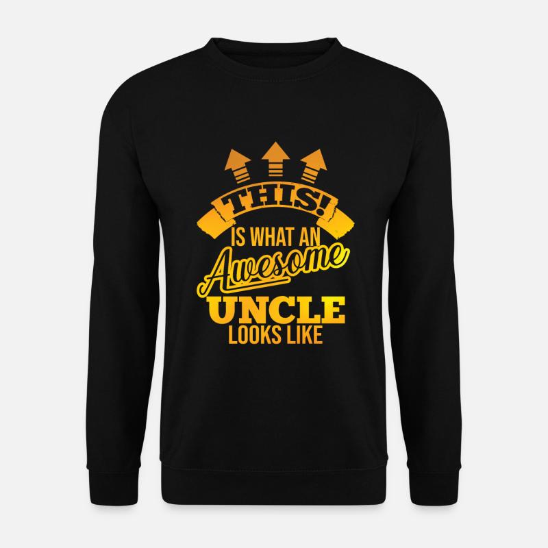 Der beste Onkel - Unisex Pullover - Schwarz