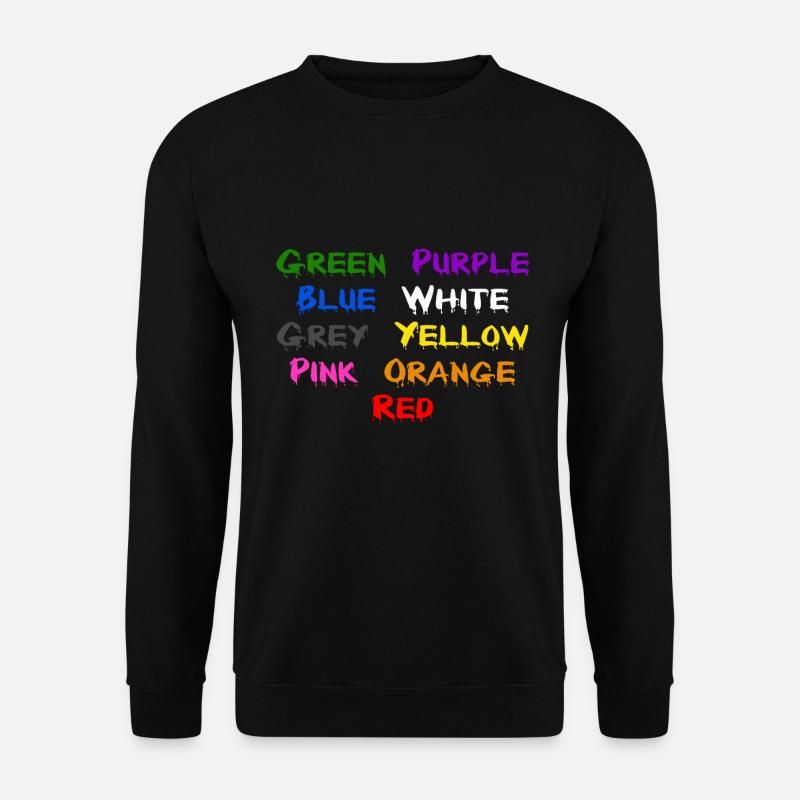 Colour Drip - Unisex Sweatshirt - black
