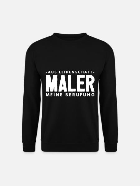 Maler Malerei Beruf Lackierer Geschenk 4 - Unisex Pullover - Schwarz