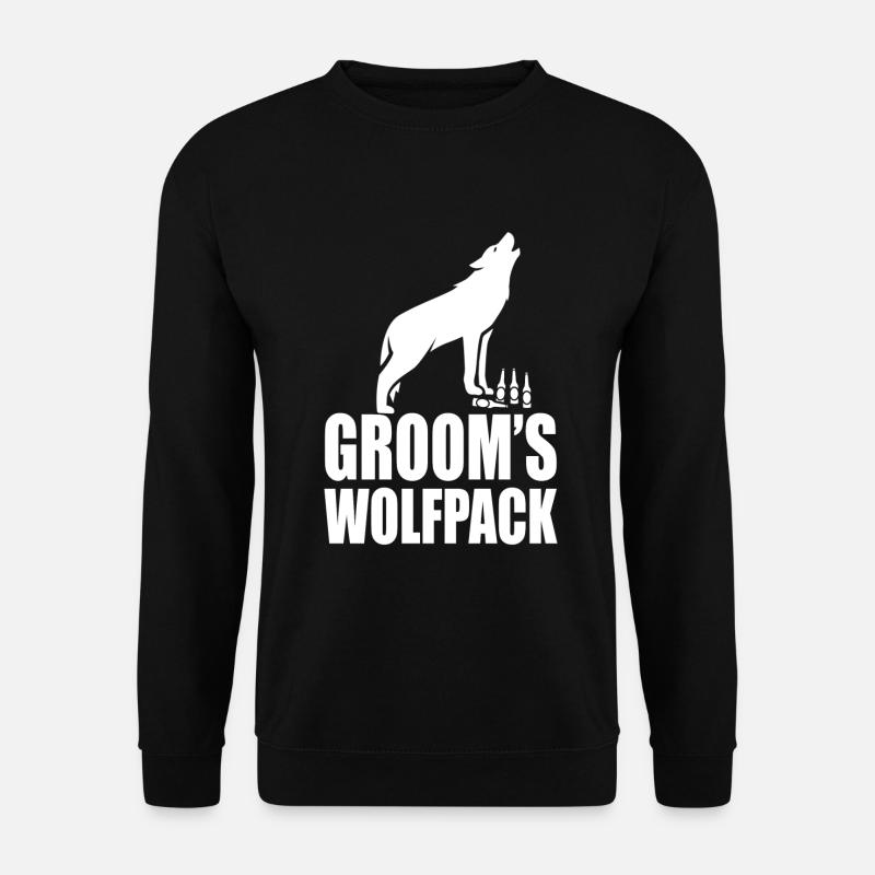 Groom's Wolfpack - Unisex Pullover - Schwarz