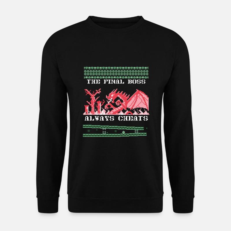 der neueste Chef der Videospiele schummelt noch - Unisex Pullover - Schwarz