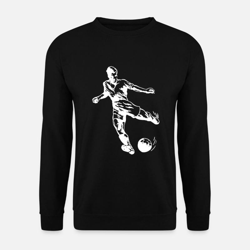Fussball Fussballspieler - Unisex Pullover - Schwarz