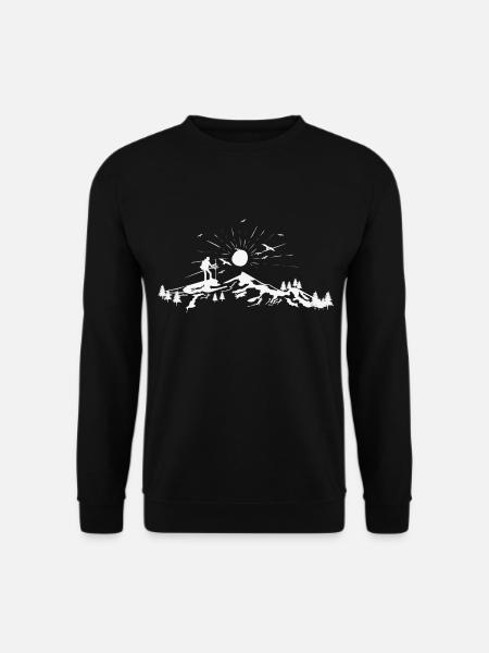 Hiking. Hike. - Unisex Sweatshirt - black