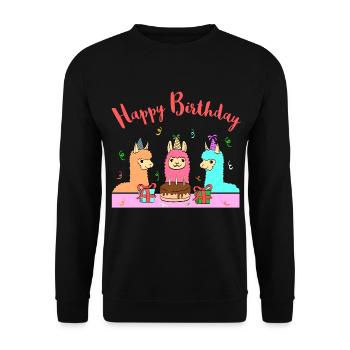 A Perfect Gift Tee With An Illustration Of A - Unisex Sweatshirt - black - Front - Alina (178cm) & Michal (187cm)