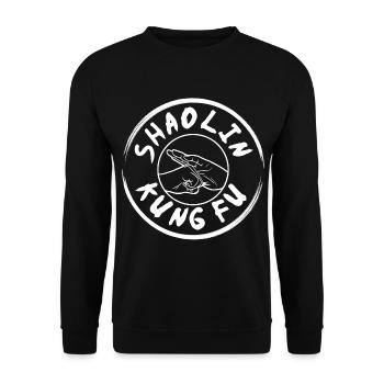 A Nice Karate Logo Tee For Martial Arts Fans - Unisex Sweatshirt - black - Front - Alina (178cm) & Michal (187cm)