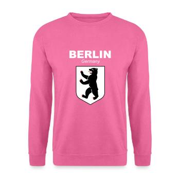 Berlin - Sweat-shirt Unisexe - rose - Devant