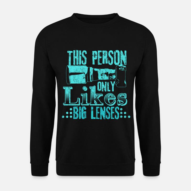 Fotograf Objektive Geschenkidee - Unisex Pullover - Schwarz