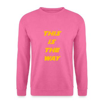 das ist der weg05 - Unisex Pullover - Pink - Vorne