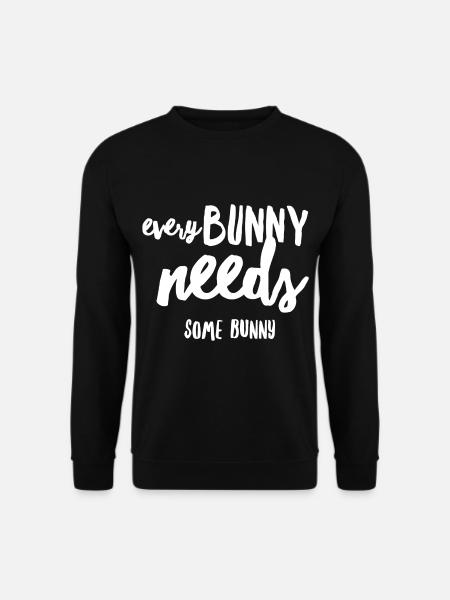 Bunny Bunny Easter Rabbit Gift 13th - Unisex Sweatshirt - black
