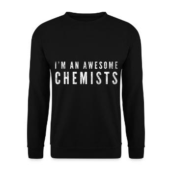 Cadeau de professeur de laboratoire nerd science chimie 15e - Sweat-shirt Unisexe - noir - Devant - Alina (178cm) & Michal (187cm)