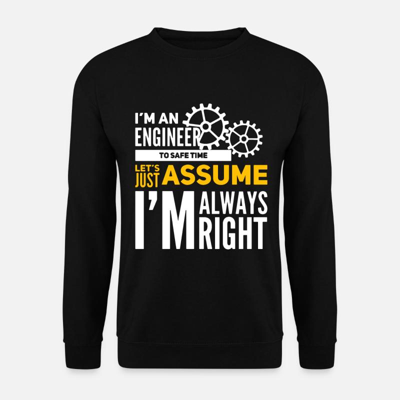 engineer - Unisex Sweatshirt - black