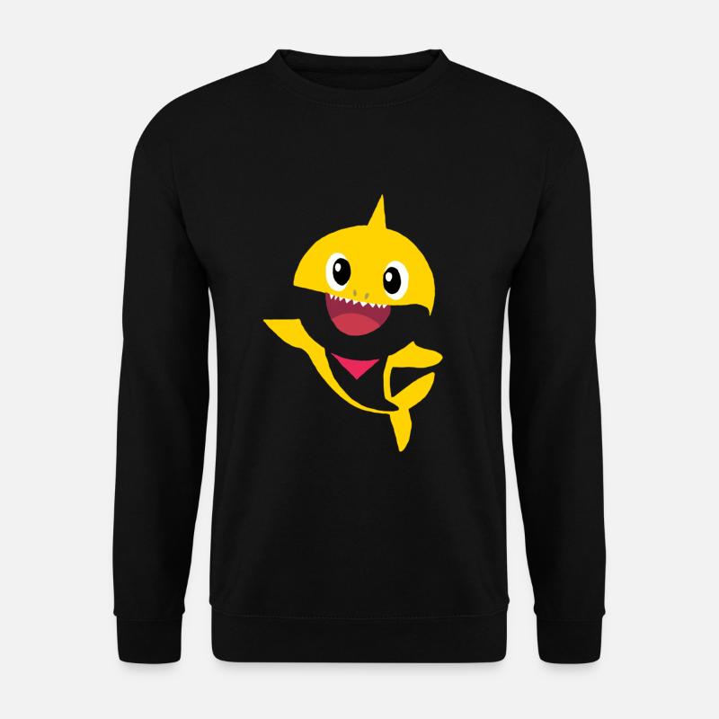 bluecontest Hai Geschenk Tier shark animal - Unisex Pullover - Schwarz
