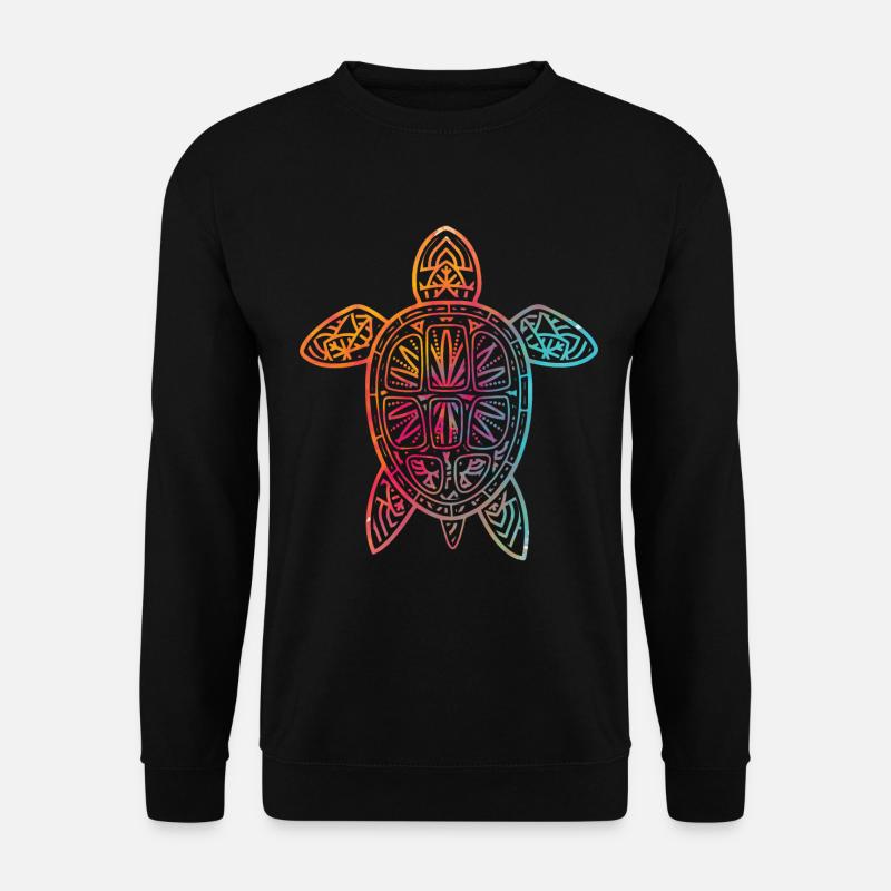 Überspringen Sie eine StrohschildkröteTShirt - Unisex Pullover - Schwarz