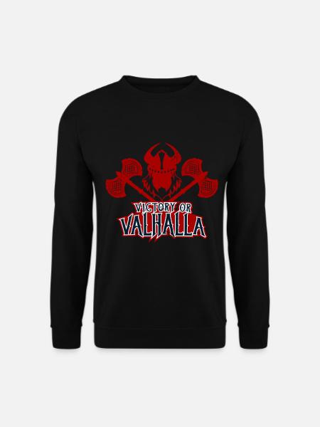 Vikings. Valhalla. Combattant. - Sweat-shirt Unisexe - noir