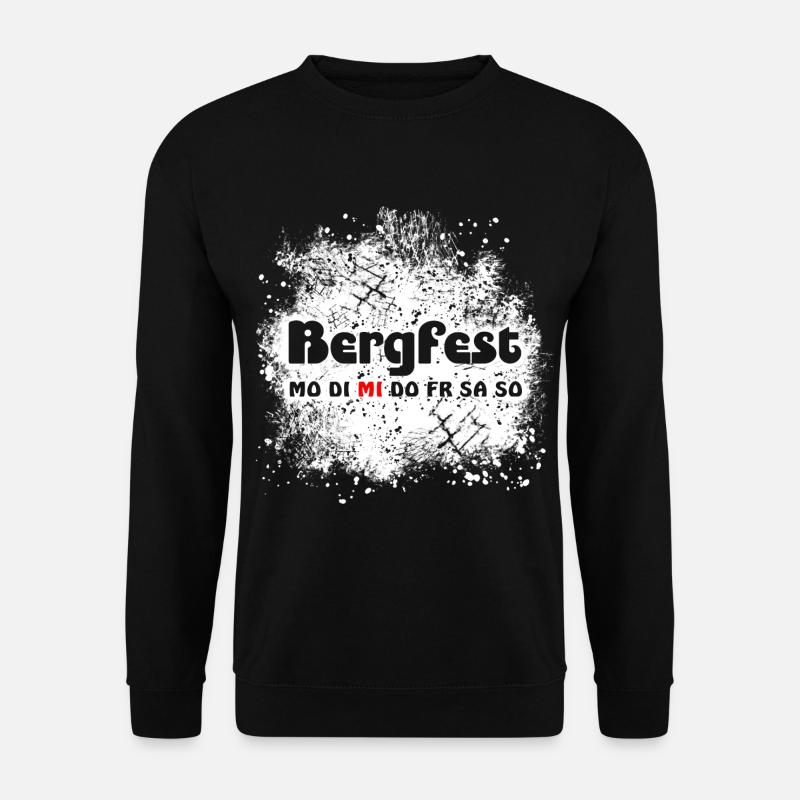 Bergfest Mittwoch Halbzeit Hälfte - Unisex Pullover - Schwarz
