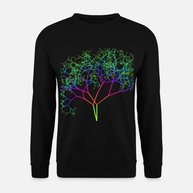 Regenbogen Baum - Unisex Pullover - Schwarz