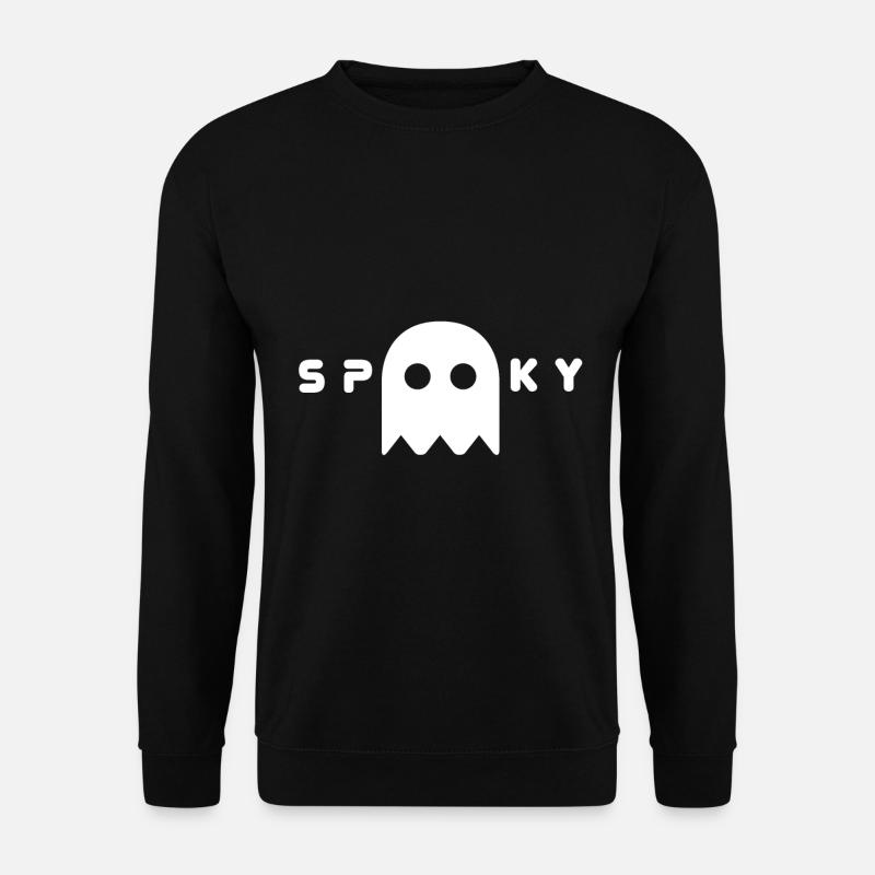 Spooky Gespenst - Unisex Pullover - Schwarz