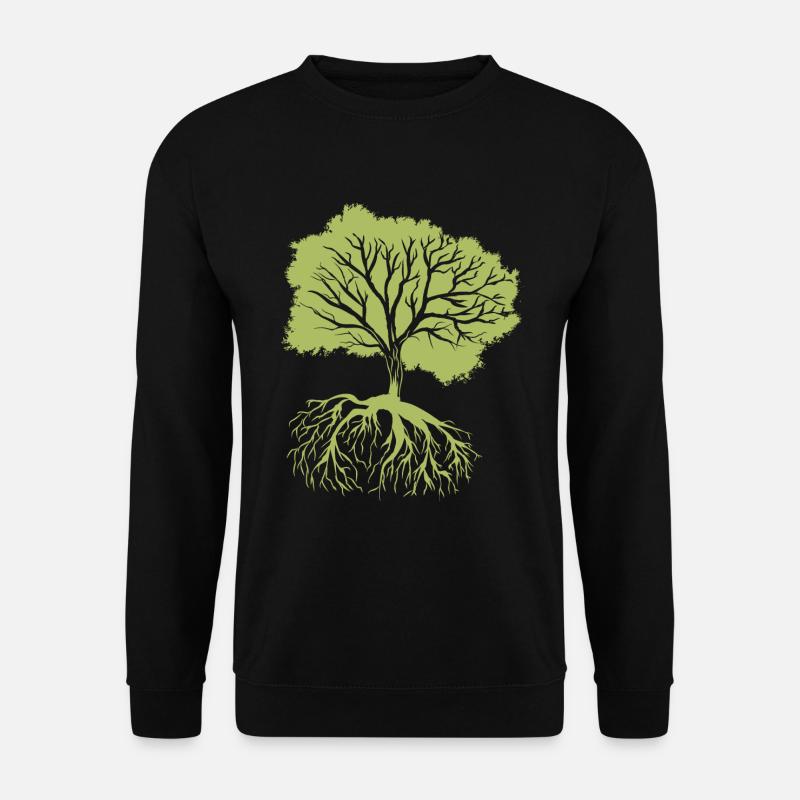 Double Sided Nature - Unisex Pullover - Schwarz