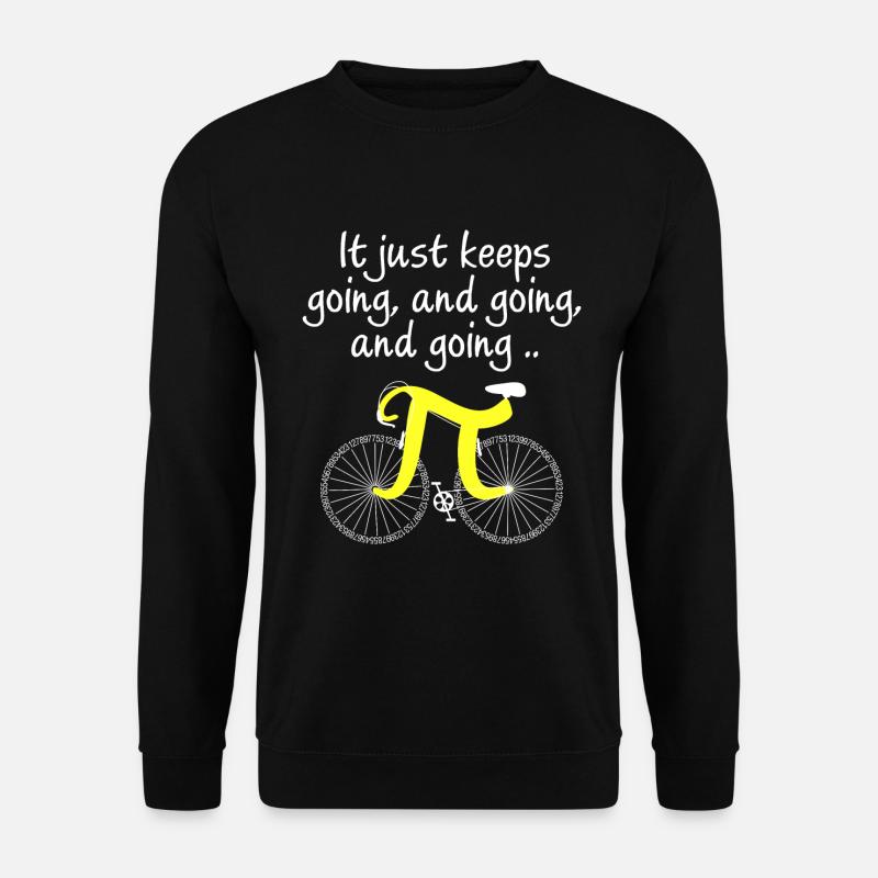 Pi. Just keeps on going. - Unisex Pullover - Schwarz