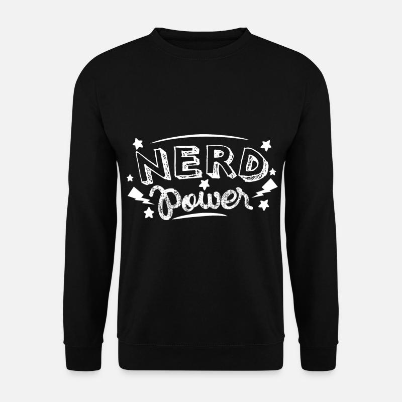 Nerd Power - Unisex Pullover - Schwarz