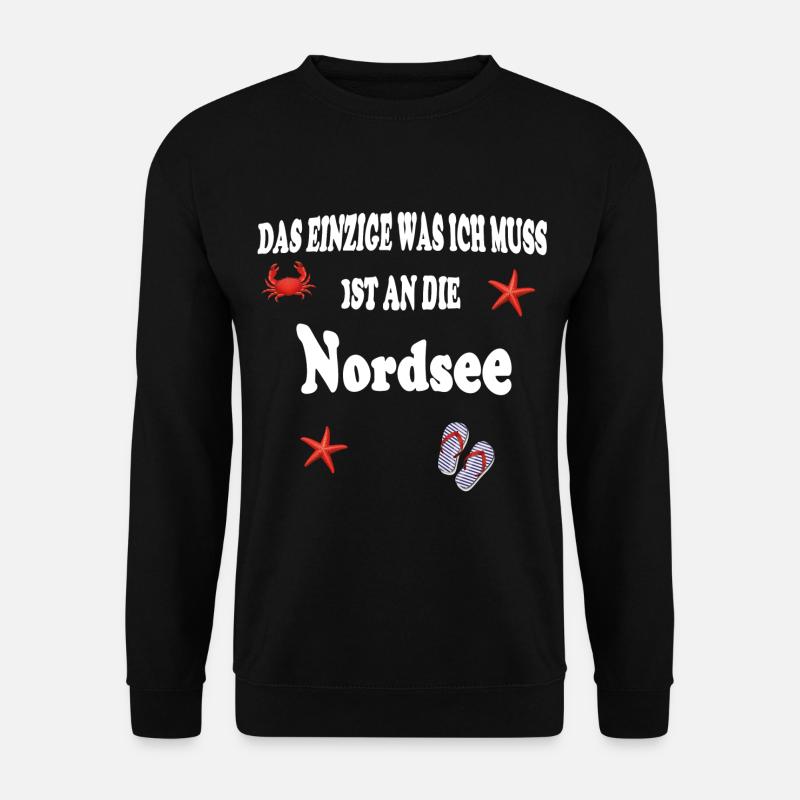 Nordsee - Unisex Pullover - Schwarz
