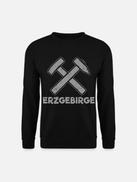 Erzgebirge Erzgebirgler und Bergmänner - Unisex Pullover - Schwarz