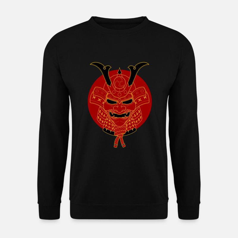 Red samurai warrior - Unisex Sweatshirt - black