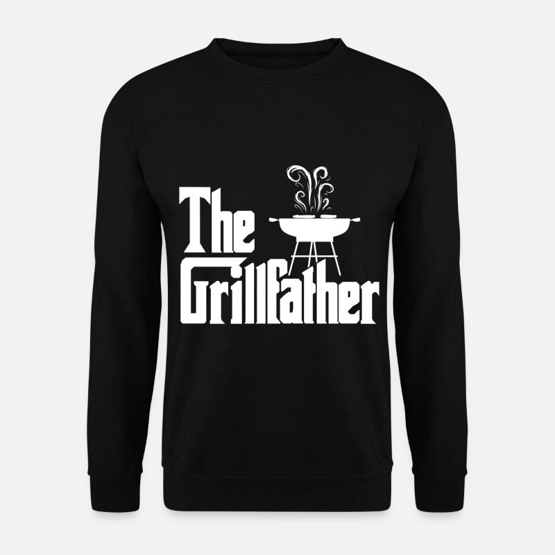 The Grillfather - Unisex Pullover - Schwarz
