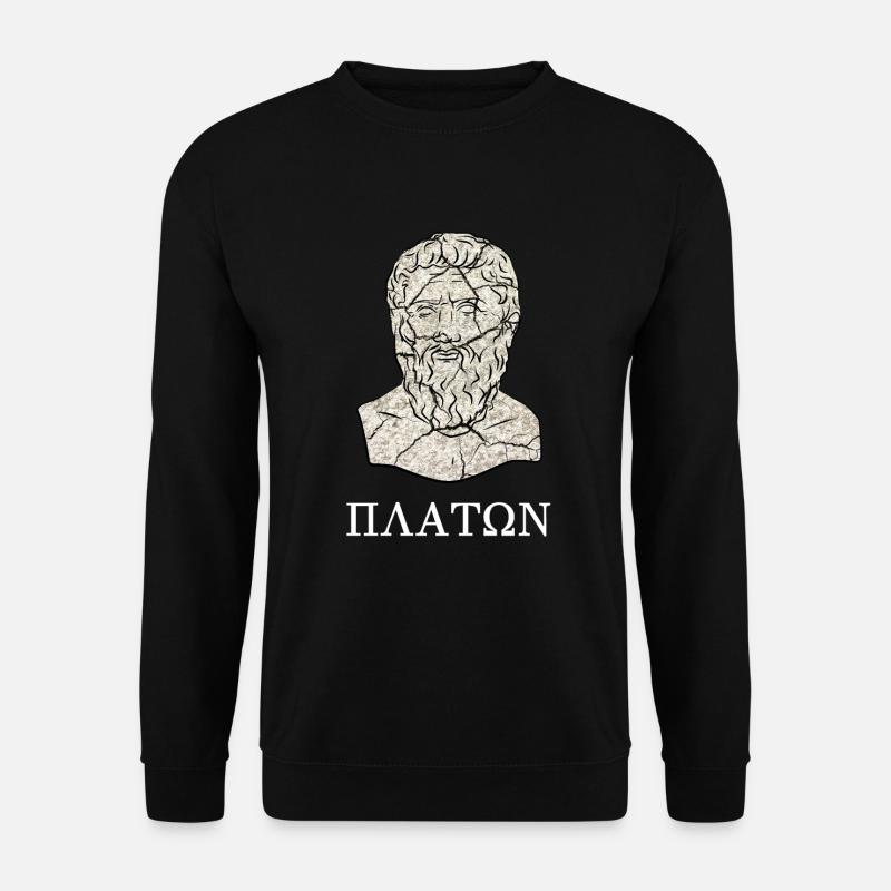 Platon - Unisex Pullover - Schwarz