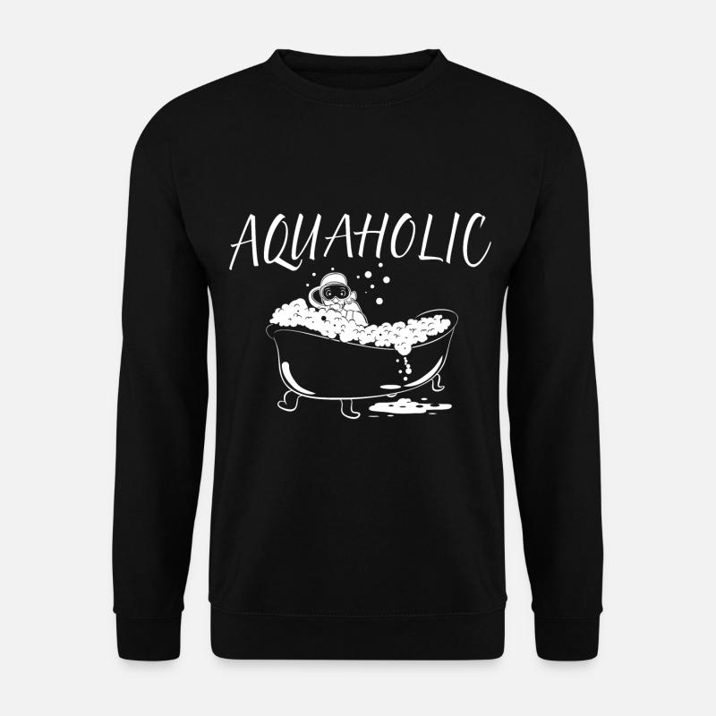 Aquaholic - Unisex Pullover - Schwarz