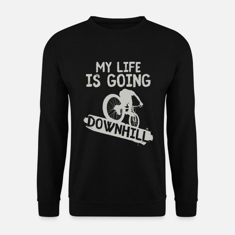 Mountainbike - Unisex Pullover - Schwarz