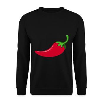 Spicy Chilly - Unisex Sweatshirt - black - Front - Alina (178cm) & Michal (187cm)