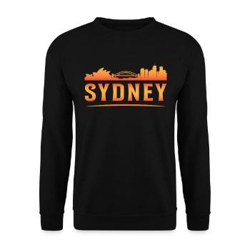 Sydney Australie ville vacances cadeau Rengaine - Sweat-shirt Unisexe - noir - Devant - Alina (178cm) & Michal (187cm)