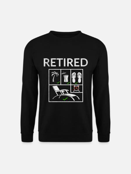 Ruhestand - Unisex Pullover - Schwarz