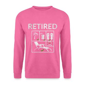 retirement - Unisex Sweatshirt - pink - Front