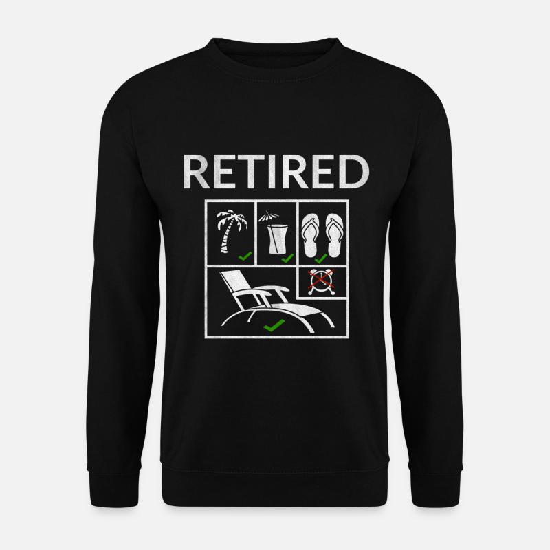 retirement - Unisex Sweatshirt - black
