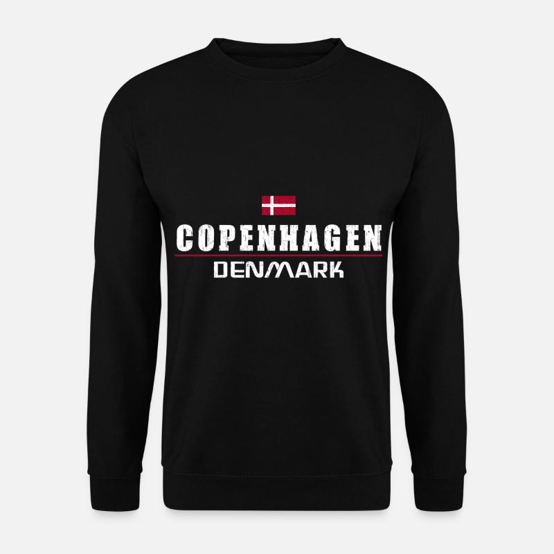 Copenhagen Denmark - Unisex Pullover - Schwarz